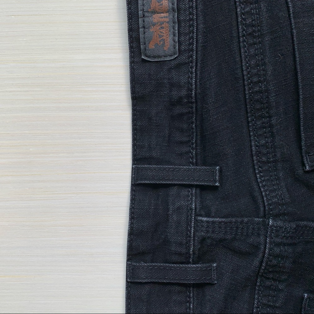 Levi Black Curvy Style Skinny Jeans Size 33 - Picture 8 of 8